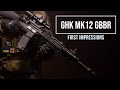 GHK MK12 Gas-Blowback - First Impressions