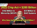 Who Gets The Remaining $279 8 Billion From The Chip Act? Where To Invest?