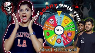 Scary HORROR Spin the Wheel Challenge at 12AM!! | Jenni’s Hacks