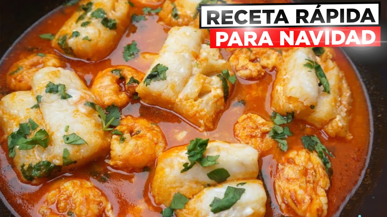 ¡30 MINUTOS y la CENA NAVIDEÑA LISTA! ✨😍 La Receta con MARISCO que Dejará a Todos Boquiabiertos 🎄🦐