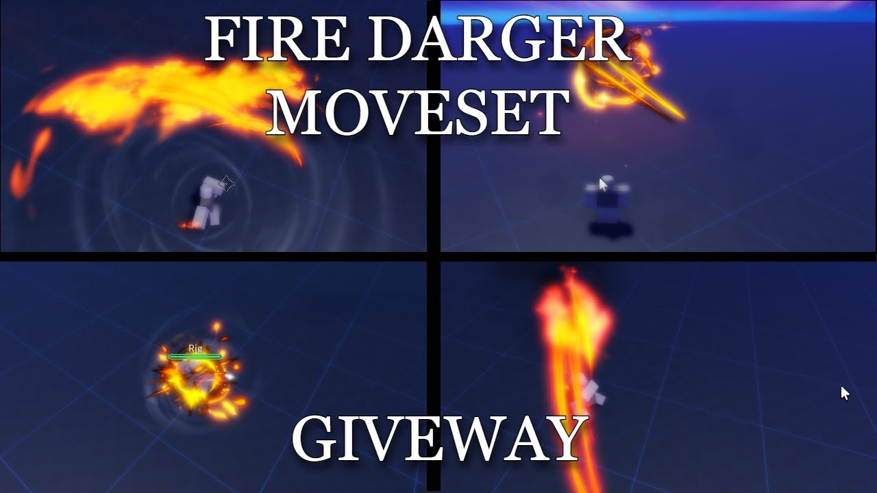 Fire Dagger Moveset Giveway | Roblox Studio - YouTube