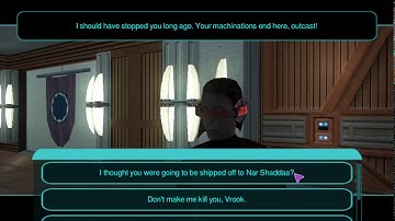 KOTOR 2 Restored Content Mods  - defeat Master Vrook using only the Force