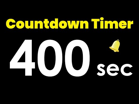 400 second Countdown Timer with Alarm #timerstore #400s #countdown