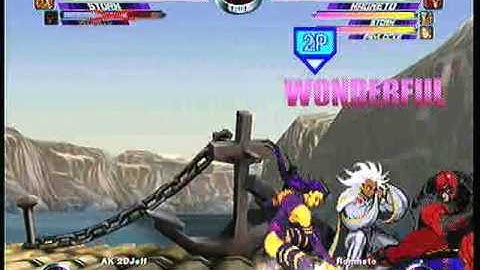 MvC2 Online (360): Ranked Match 2 - Brett (MSP) vs Sackb24 *Perfect* .:3.24.11:.