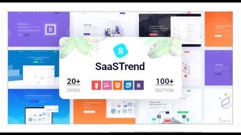 SaaSTrend - Bootstrap SaaS Startup Software & WebApp Template | Themeforest Templates