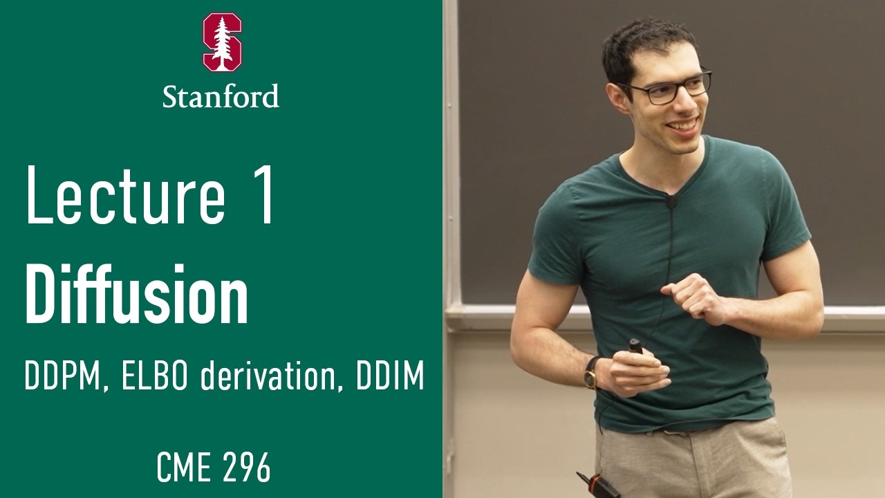 Stanford CME296 Diffusion & Large Vision Models | Spring 2026 | Lecture 1 - Diffusion