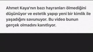 Hasan Emrecan, Ahmet Kaya değil bu video'da kanıtı