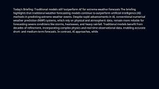 EID Carbon Border Briefing – 2026-04-30 – Today’s Briefing: Traditional models still ‘outperform AI…