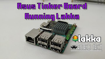 First Look Asus Tinker Board Running Lakka RetroArch Front-End