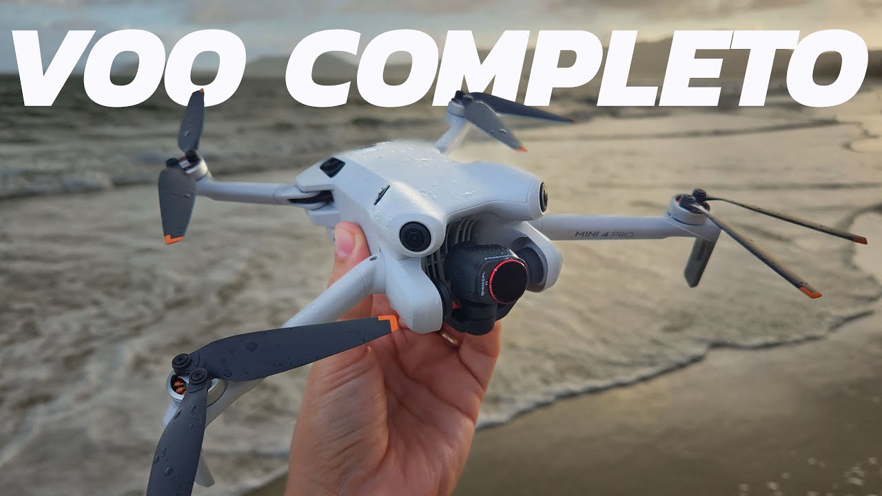 DRONE: MOVIMENTOS BONITOS! VEJA um VOO do COMEÇO ao FIM!! DJI MINI 4 PRO