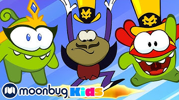 Om Nom Stories - Portals Attack! | Cut The Rope | Funny Cartoons for Kids & Babies | Moonbug TV