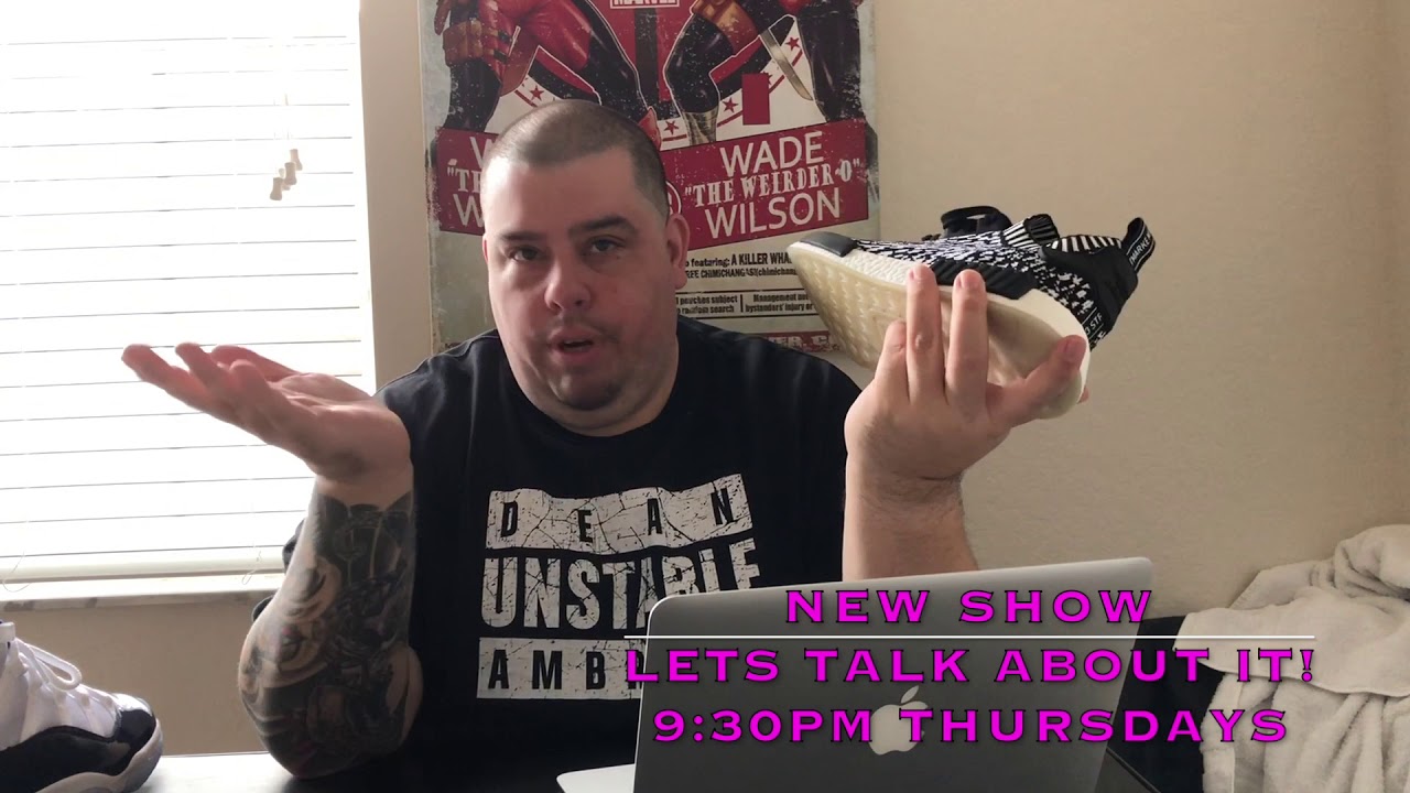Vlog.. New show talk and Sneakers on feet