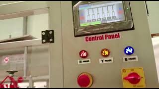 Liquid detergent liquid filling, inline capping, double side labelling machine #fillingline