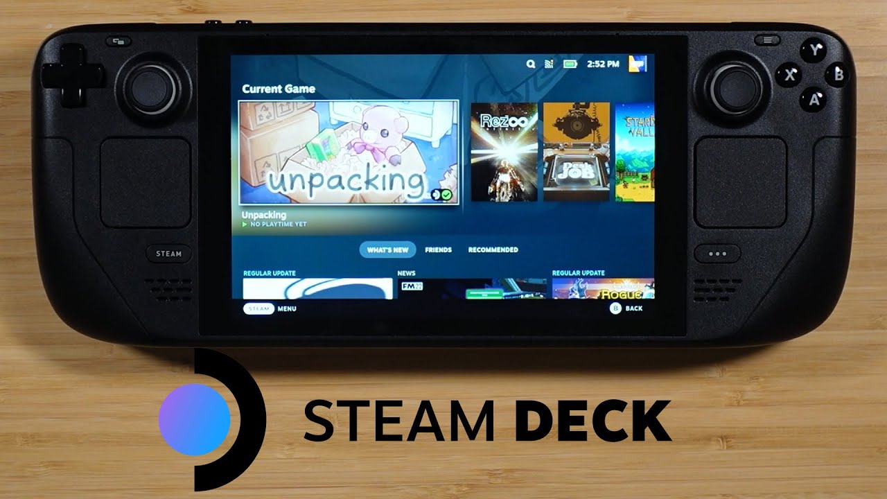 I Got A Steam Deck! Unboxing and First Look - YouTube