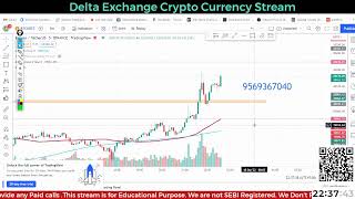 ⁣Live Trading (DELTA EXCHANGE) | | Cryptocurrency options | Live Analysis with Aman Srivastav.Part 80