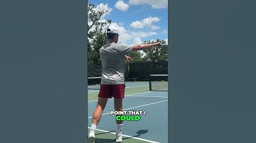 The BEGINNERS Guide to a backhand slice serve  #pickleball #pickleballtips