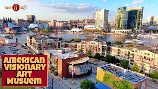 AMERICAN VISIONARY ART MUSEUM + Sculpture Garden Drone Video