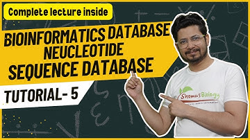 Nucleotide sequence database bioinformatics | nucleotide database ncbi | Bioinformatics tutorial 5