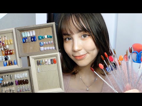 【ASMR】再現度高めのネイルサロン店員さんロールプレイ💅