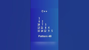 1621073131184 Number pattern in C++ online assessment answers#tcs#wipro#infosys#placementpreparation