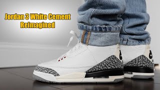 Which One Should You Buy? GS vs Men's AJ 3 White Cement Reimagined Comparison + Sizing Info