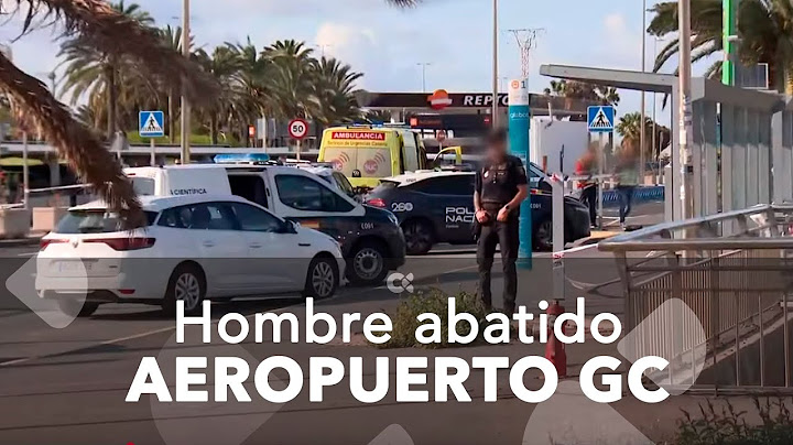 Abaten a un hombre tras un intento de robo con violencia en el Aeropuerto de Gran Canaria