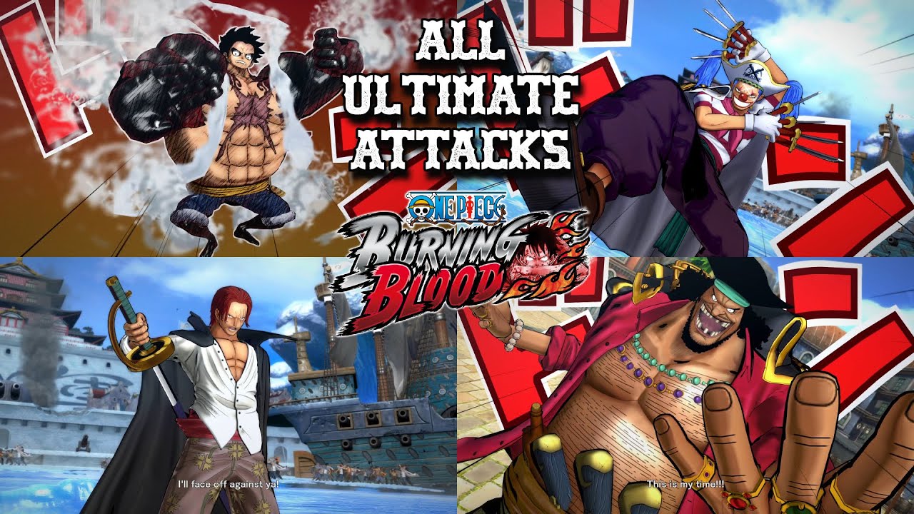 One Piece Great Pirate Colosseum One Piece 大海賊闘技場 ダイカイゾクコロシアム All Ultimate Attacks 1080p Hd Youtube