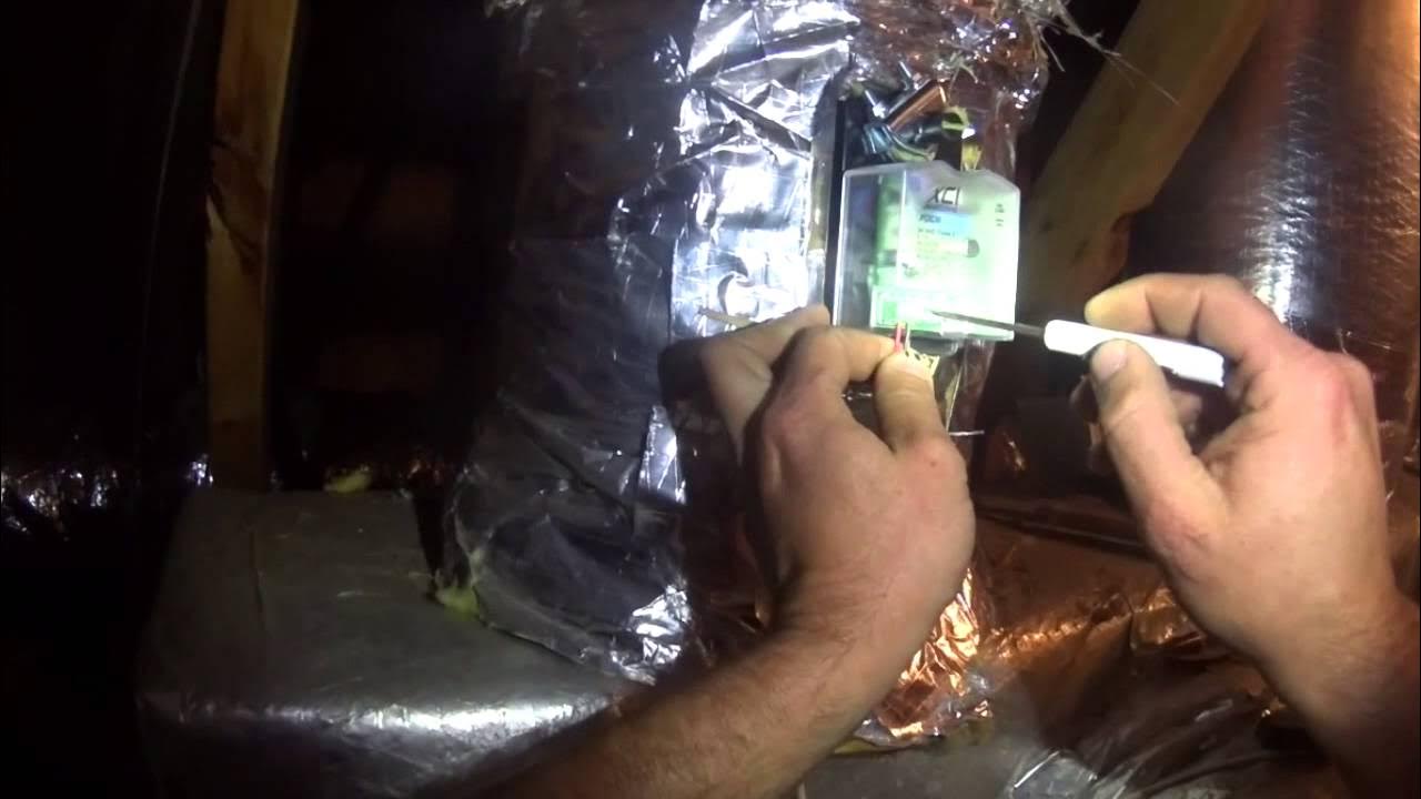 HVAC Service Replacing A Zone Damper Motor YouTube