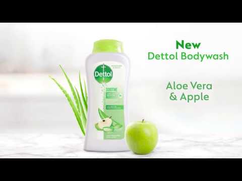 New Dettol Bodywash with Aloe Vera \u0026 Apple Fragrance