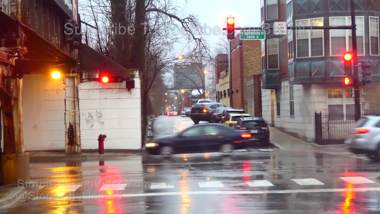 Chicago, IL Cook County Rain Waves Wind - 3/1/2018