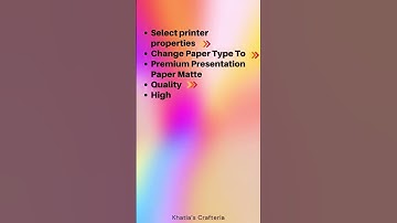 TUTORIAL      Printer setting for sublimation. Step by step instruction