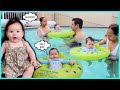 FIRST TIME NI ISLA SA SWIMMING POOL! KUMUSTA NAMAN?! ❤️ | rhazevlogs