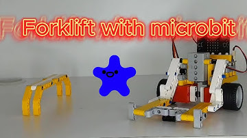 Easy LEGO Forklift with microbit #lego #microbit #legoeducation #legotechnic #forklift #robot