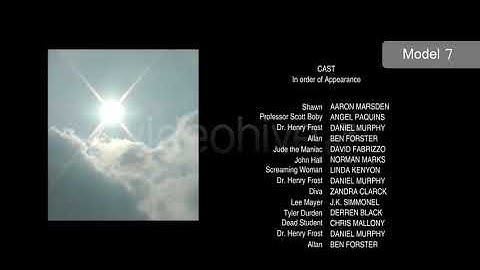 10 Film Credits - After Effects Project