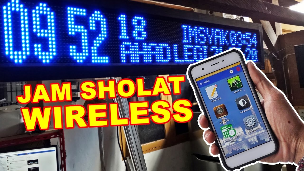 Jam Digital Mesjid Umroh Haji 2023