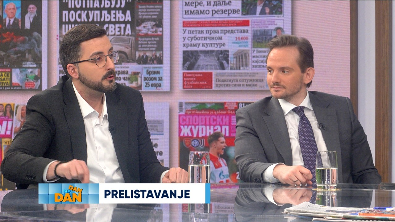 DAN NA DAN 04.03.2026. - PRELISTAVANJE - STEFAN KRKOBABIĆ I NEBOJŠA OBRKNEŽEV
