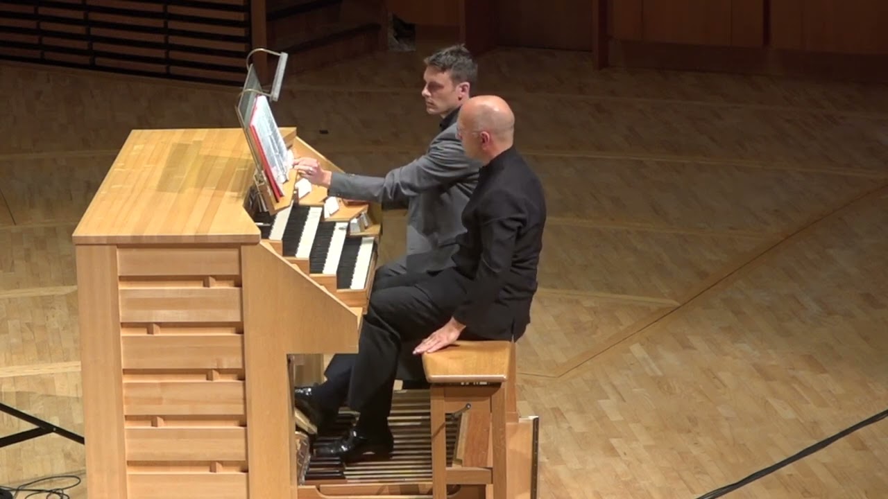 Bruckner: symphony nr.4, mvt.1. Hansjörg Albrecht, organ, Stavanger konserthus