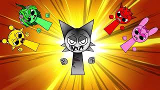 Incredibox Sprunki - Orange Oren At School Cartoon Animation