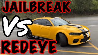 STRAIGHT PIPED Hellcat Redeye Vs Hellcat Jailbreak! Is The Jailbreak Worth It? by Exhaust Addicts 5,378 views 6 days ago 7 minutes, 20 seconds