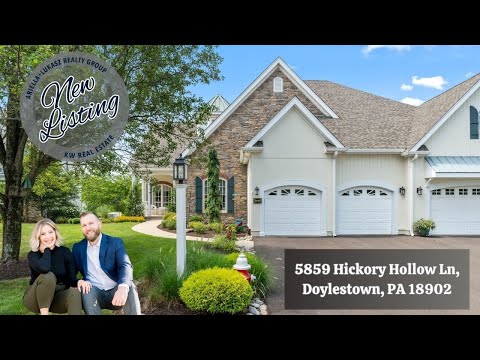 5859 Hickory Hollow Ln, Doylestown, PA home video tour