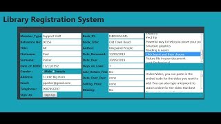 How to Create Library Registration System Using Bootstrap, CSS, PHP, HTML - Full Tutorial