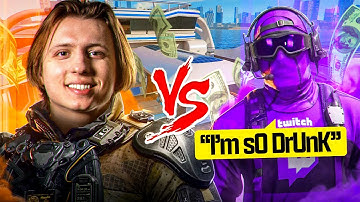 Twitch viewer challenged me to a $100 match (drunk 1v1)