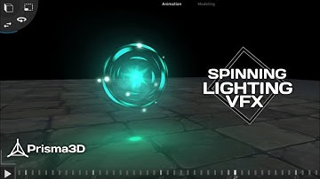 Prisma3d Game Effect(VFX) - Spinning Lightning Circle