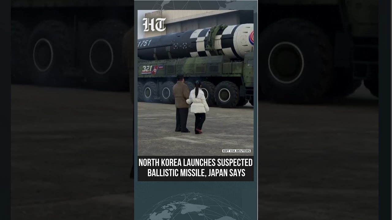 North Korea Fires Missile: Japan Confirms North Korea Missile Launch | Kim Jong Un |  #shorts