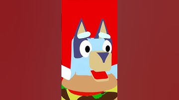 Thumbnail of Bluey Burger Dog #shorts #bluey #blueybingo #dogshorts #song #animation #dog