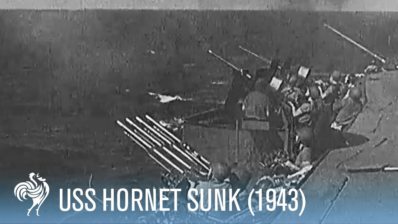 Uss Hornet Sunk By Japanese Torpedoes During 10 Hour Battle 1943 War Archives