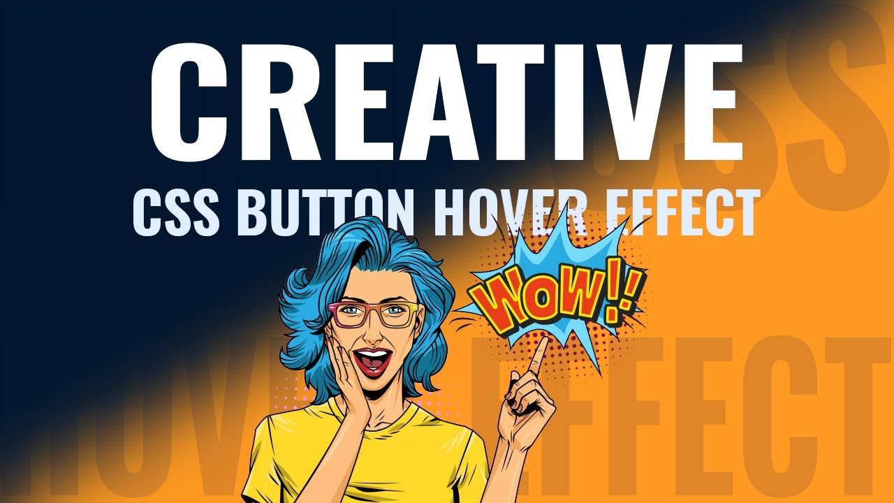 Creative Button Animation Hover Effect | HTML & CSS - YouTube