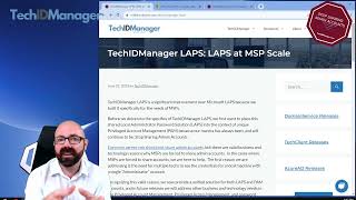 TechIDManager LAPS Introduction