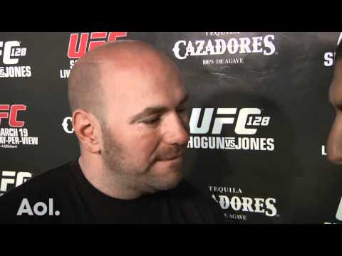 UFC 128: Dana White Talks UFC 128, Desire to Book Wanderlei Silva vs. Vitor Belfort