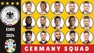OFFICIAL - Germany Squad For Upcoming EURO 2024.....😃